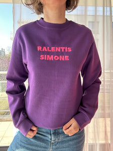 Sweat Ralentis Simone violet