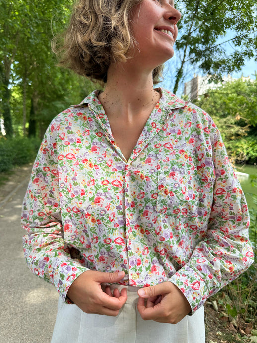 Chemise fleurie