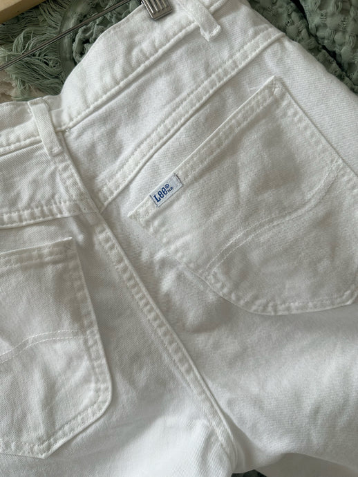 Jeans Blanc vintage Lee