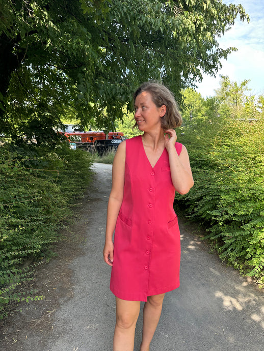 Robe tailleur framboise