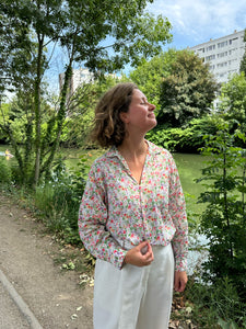 Chemise fleurie