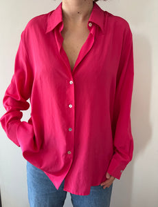 Chemise rose fuchsia