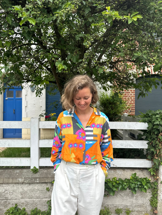 Chemise imprimée Vintage