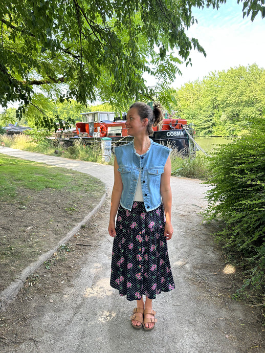 Veste en jeans sans manche