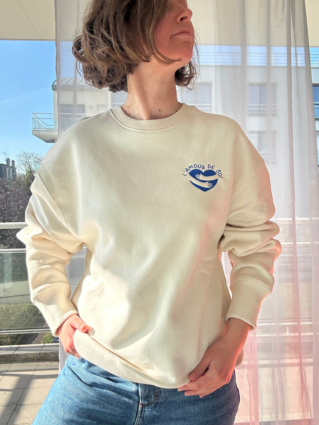 Sweat crème amour de soi