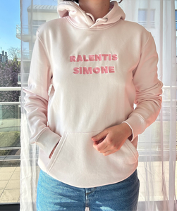 Sweat rose clair Ralentis Simone