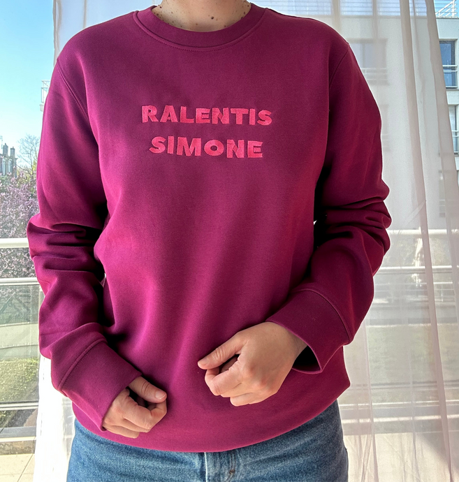 Sweat violet Ralentis Simone