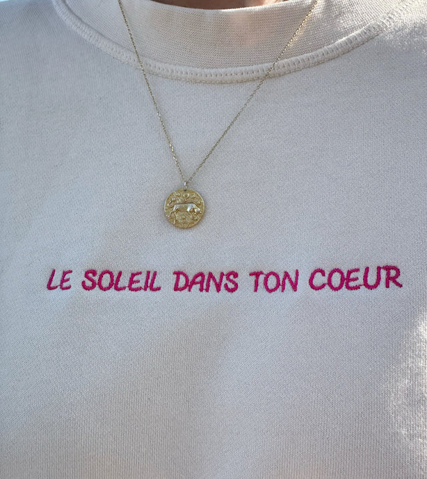 Sweat Le soleil dans ton coeur