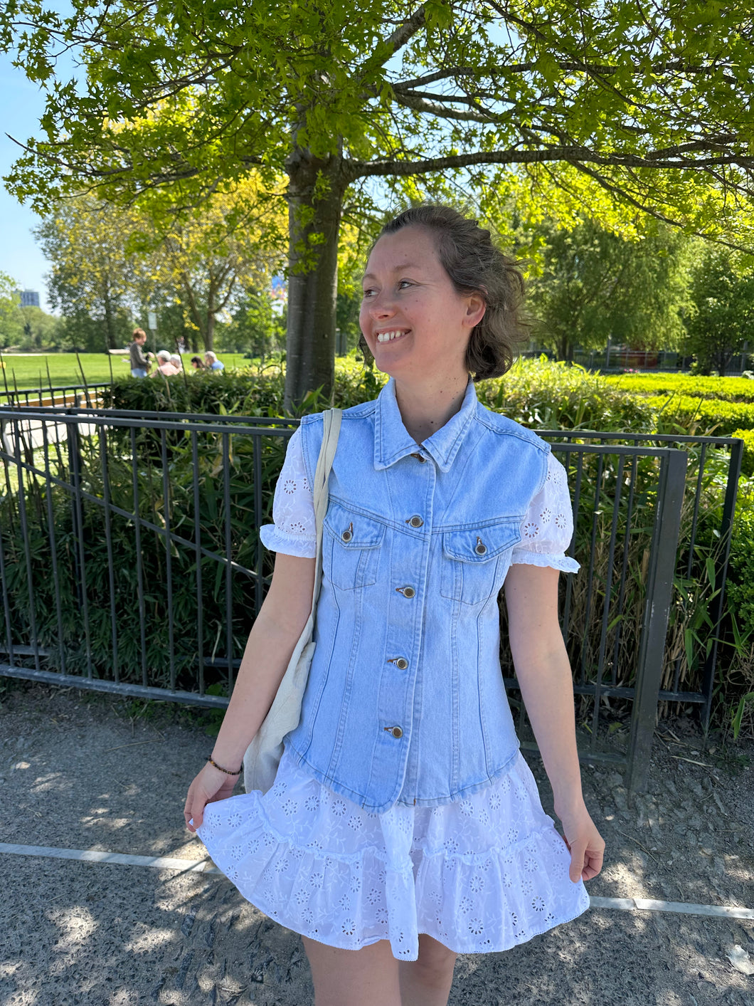 Veste en jeans sans manche