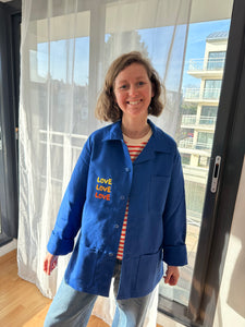 Veste brodée Love Love Love