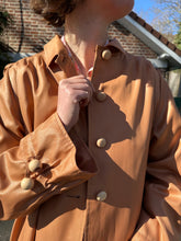 Charger l&#39;image dans la galerie, Trench vintage marron orangé