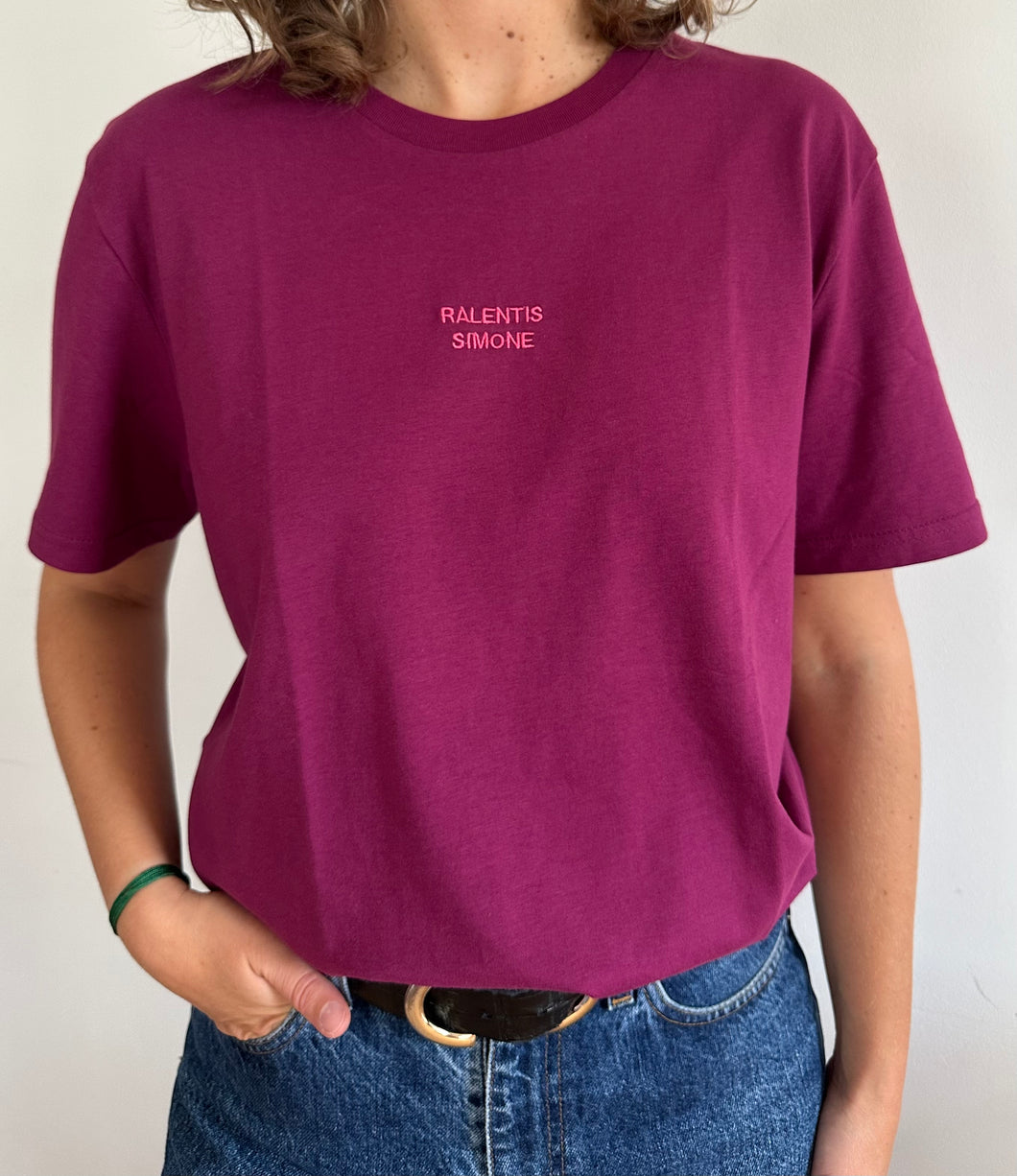 T-shirt violet Ralentis Simone