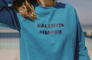 Sweat bleu Ralentis Simone