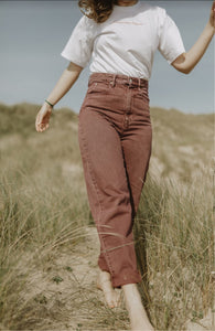 Jeans bordeaux Isabel Marant