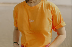 T-shirt orange RALENTIS SIMONE