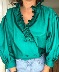 Blouse verte