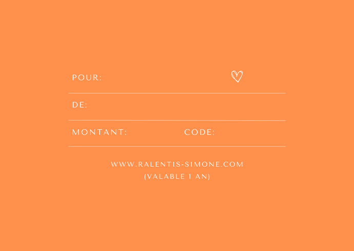E-carte cadeau