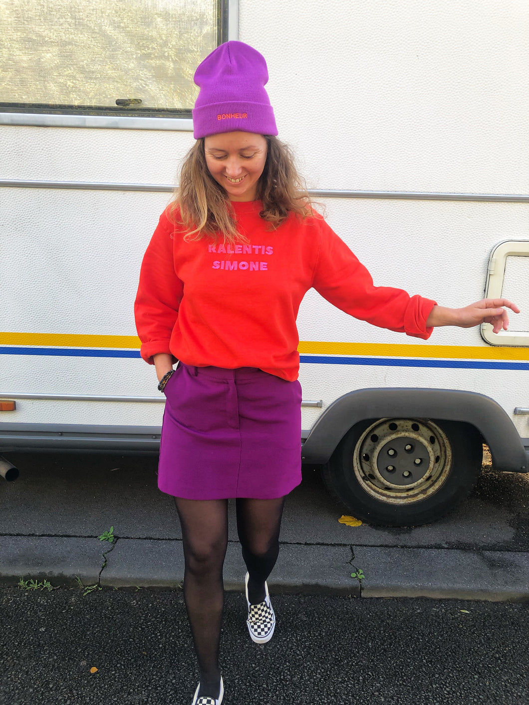 Sweat Ralentis Simone rouge