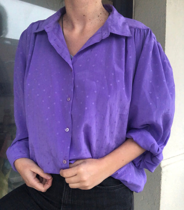 Chemise violette