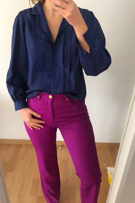 Chemise bleue nuit