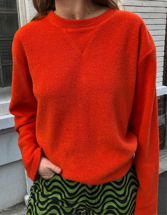 Pull éponge orange