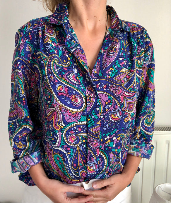 Chemise multi couleurs