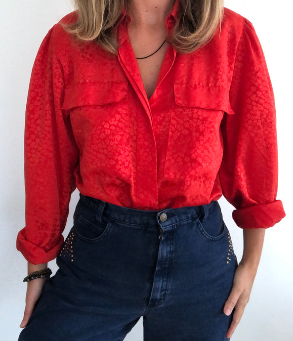 Chemise rouge