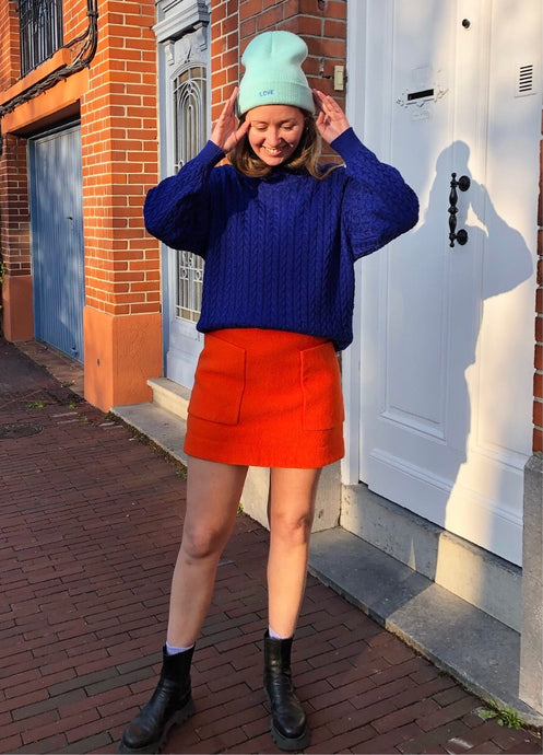 Jupe orange