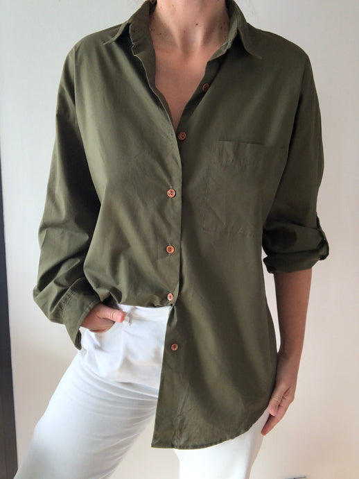 Chemise kaki