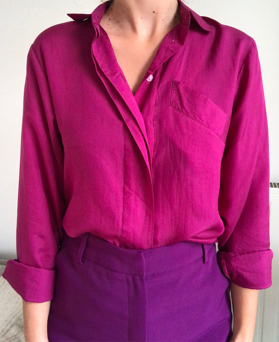 Chemise fuchsia