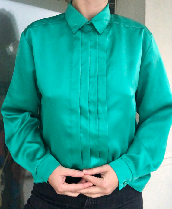 Chemise verte