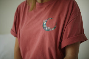 T-Shirt rose - Croissant de Lune